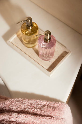 Paveau Seifenspender in Rosa und Gelb aus der Limited Edition