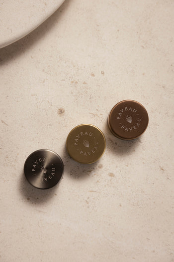 Paveau Flaschenverschlüsse in Gold, Kupfer und Chrom