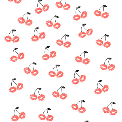 Kiss my Kitchen Geschirrtuch Cherry Kiss rot-schwarz