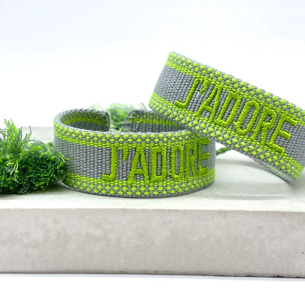Parsley & Pepper Statement Armband J´adore grün