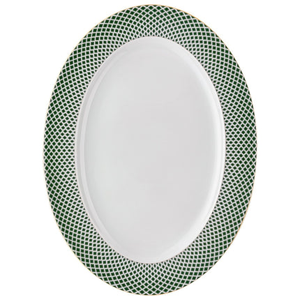 Rosenthal Francis Carreau Vert Platte oval 40 cm