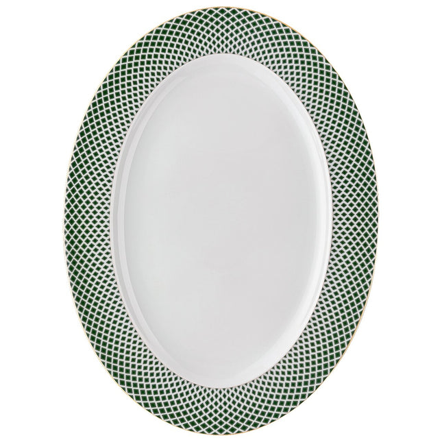 Rosenthal Francis Carreau Vert Platte oval 40 cm