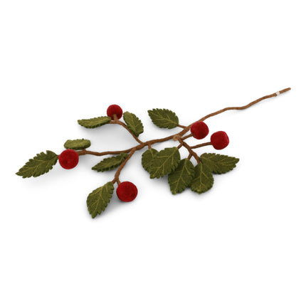 Gry & Sif Deko Zweig rote Äpfel
