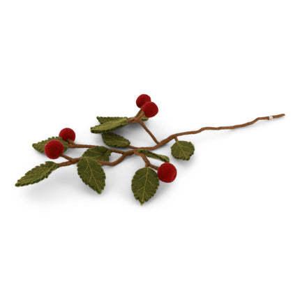 Gry & Sif Deko Zweig rote Äpfel