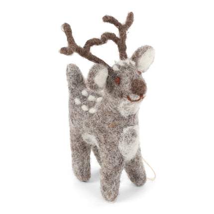 Gry & Sif Rentier grau 12 cm