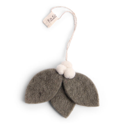 Gry & Sif Anhänger Blätter mit weißen Beeren