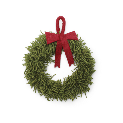 Gry & Sif Kranz mit roter Schleife 25 cm