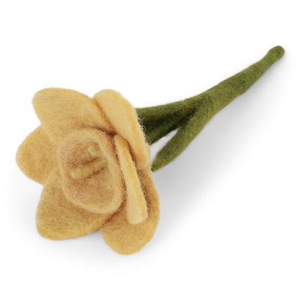 Gry & Sif Filzblume Narzisse gelb 18 cm