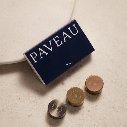 Paveau Flaschenverschluss gold 2er-Set