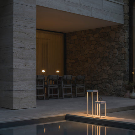 Qoozii Bali 50 LED-Outdoorlaterne weiß
