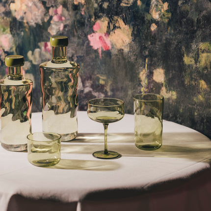 Paveau Tumbler-Glas Swirl Moss