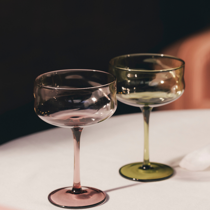 Paveau Coupe-Glas Swirl Moss