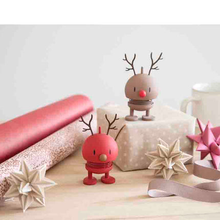 Hoptimist Soft Reindeer Bumble S schoko