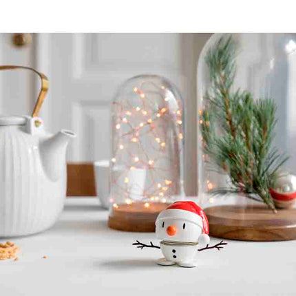 Hoptimist Santa Snowman S white