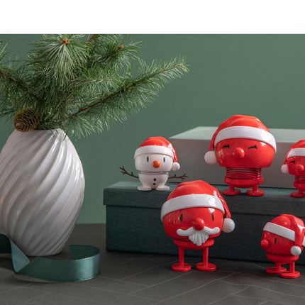 Hoptimist Santa Snowman S white