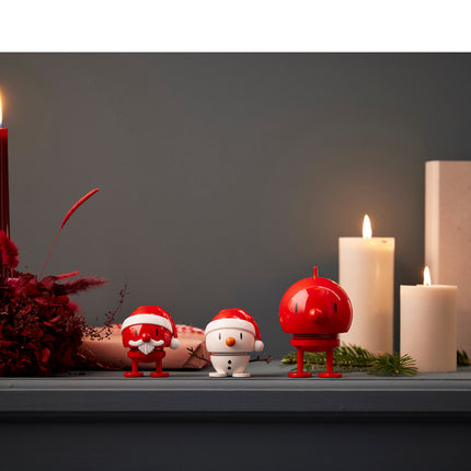 Hoptimist Santa Snowman S white