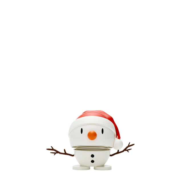 Hoptimist Santa Snowman S white