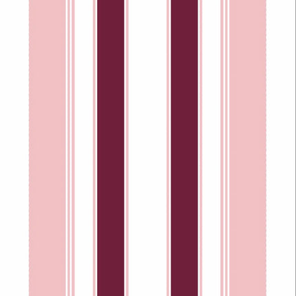 Kiss my Kitchen Geschirrtuch Streifen bordeaux rosa