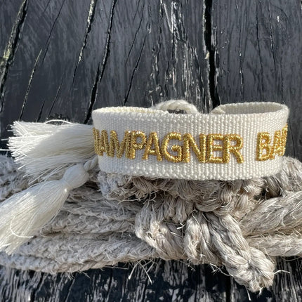 Parsley & Pepper Statement Armband Champagner Baby