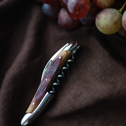 Forge de Laguiole Sommelier-Messer glänzend Fasseiche