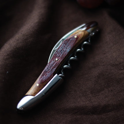 Forge de Laguiole Sommelier-Messer glänzend Fasseiche