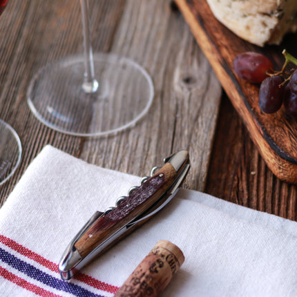 Forge de Laguiole Sommelier-Messer glänzend Fasseiche