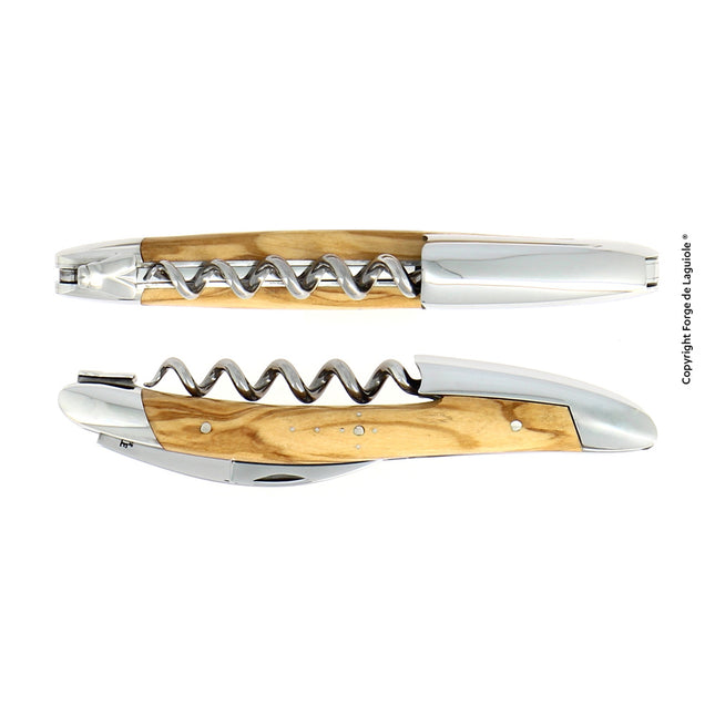 Forge de Laguiole Sommelier-Messer glänzend Olivenholz