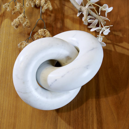 Lambert Deko-Objekt Gordios, Marmor weiß