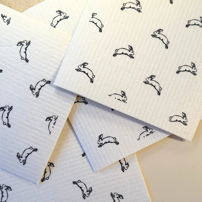 Kiss my Kitchen Schwammtuch Hase