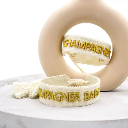 Parsley & Pepper Statement Armband Champagner Baby