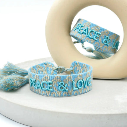 Parsley & Pepper Statement Armband Peace & Love