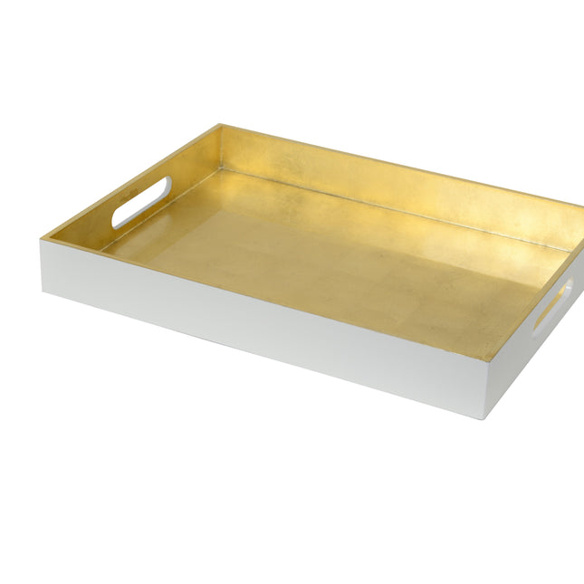 Albert L. Tablett weiß-gold 40x30 cm