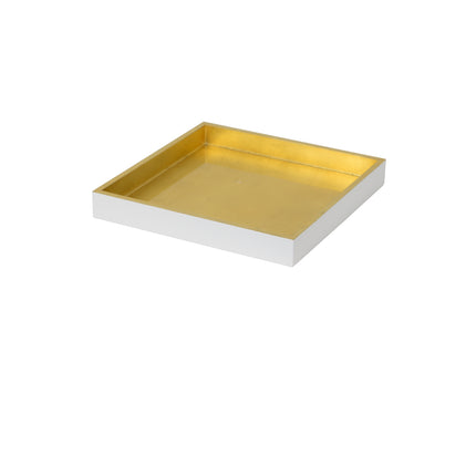Albert L. Tablett weiß-gold 20x20 cm