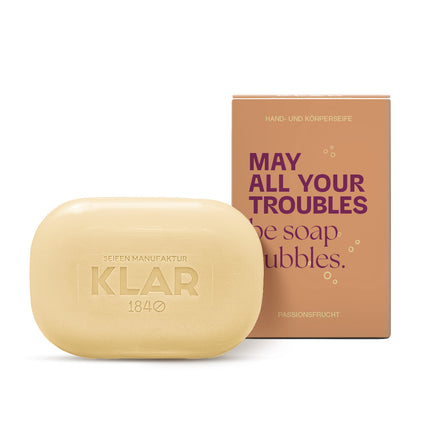 Klar Duschseife Passionsfrucht 135 g, palmölfrei