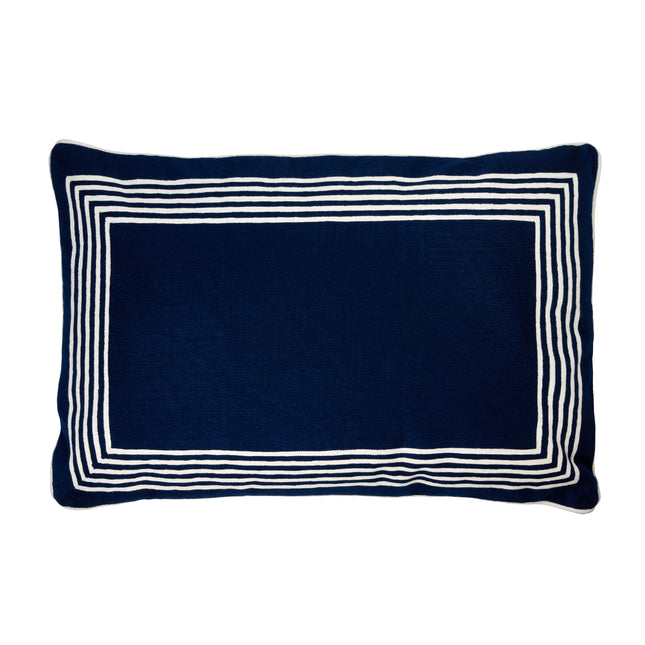 Lambert Kissen Cannes mit Füllung dunkelblau