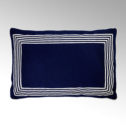 Lambert Kissen Cannes mit Füllung dunkelblau