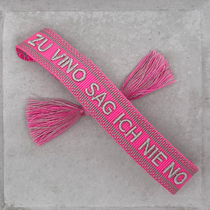 Parsley & Pepper Statement Armband Zu Vino sag ich nie no