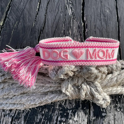 Parsley & Pepper Statement Armband Dog Mom rosa