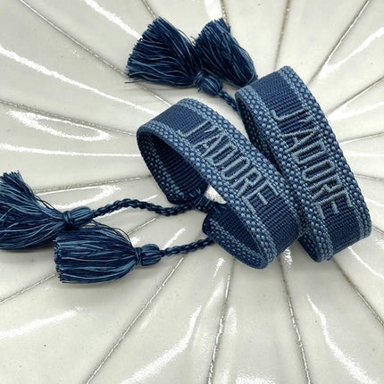 Parsley & Pepper Statement Armband J´adore navy