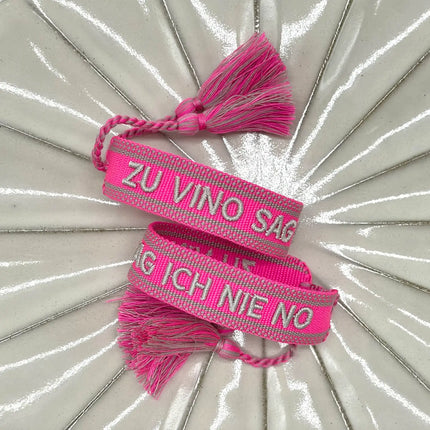 Parsley & Pepper Statement Armband Zu Vino sag ich nie no