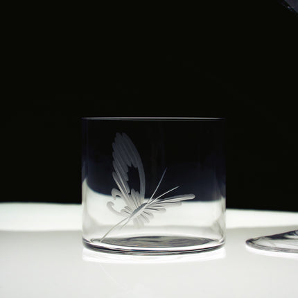 Serax Shotglas Tomorrowland mit unterschiedlichen Gravuren 4er-Set