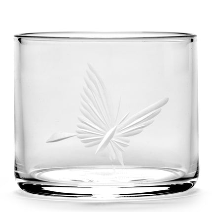 Serax Shotglas Tomorrowland mit unterschiedlichen Gravuren 4er-Set