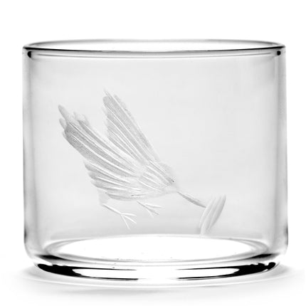 Serax Shotglas Tomorrowland mit unterschiedlichen Gravuren 4er-Set