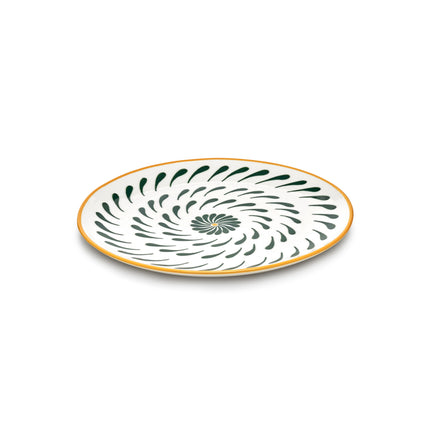 Serax Speiseteller Bazaar grün gelb 26,5 cm