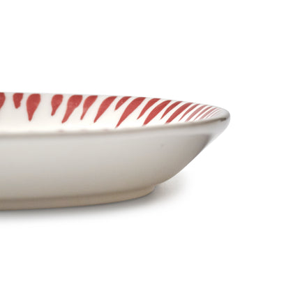 Serax Servierplatte oval Bazaar rot