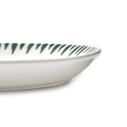 Serax Servierplatte oval Bazaar rot grün