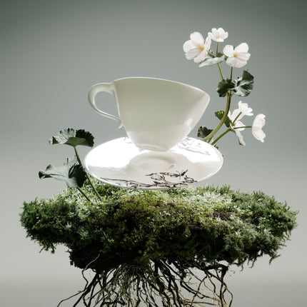 Serax Espressotasse mit Untertasse Butterfly Unity