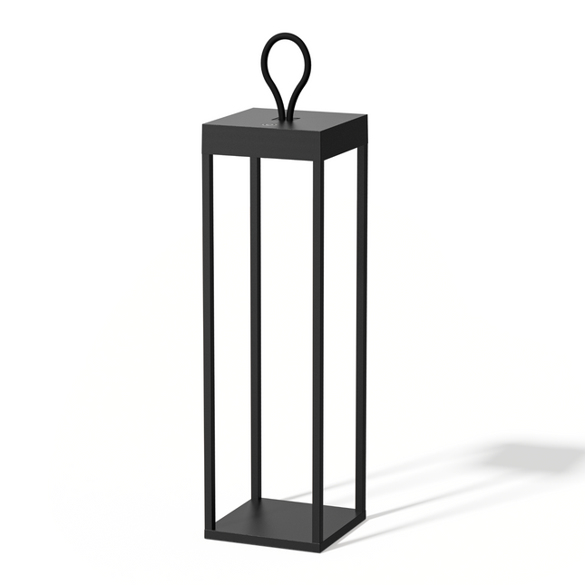 Qoozii Bali 50 LED-Outdoorlaterne schwarz