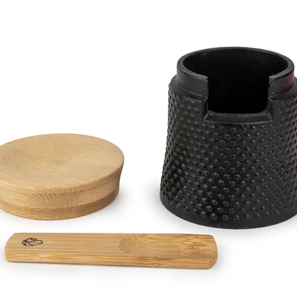 Peugeot Pfeffermühle und Salzgefäß Geschenkset Bali Gusseisen schwarz