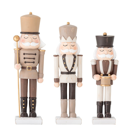 Bloomingville Darryl Deko Nussknacker 3er-Set